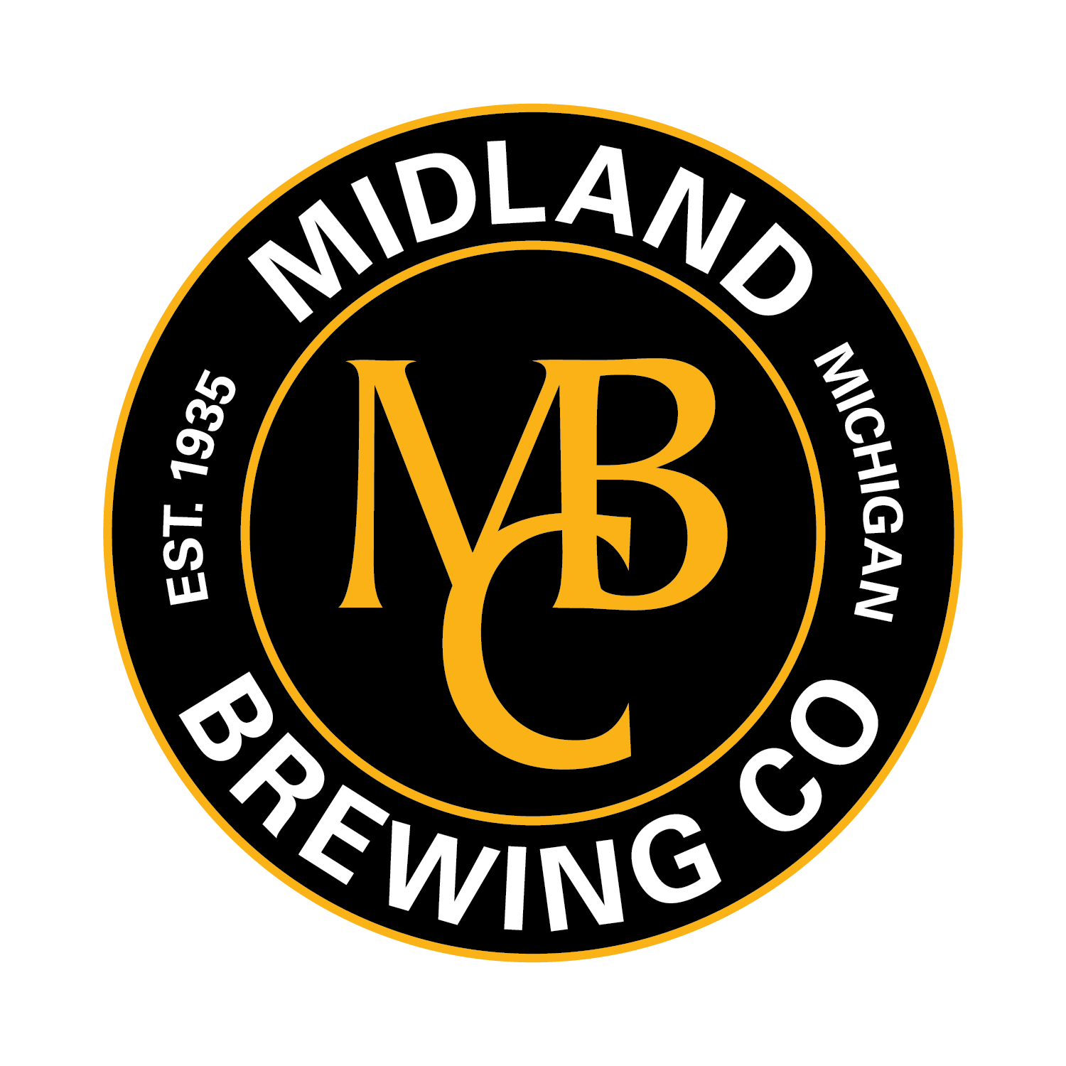 Midland Brewing Company circle logo